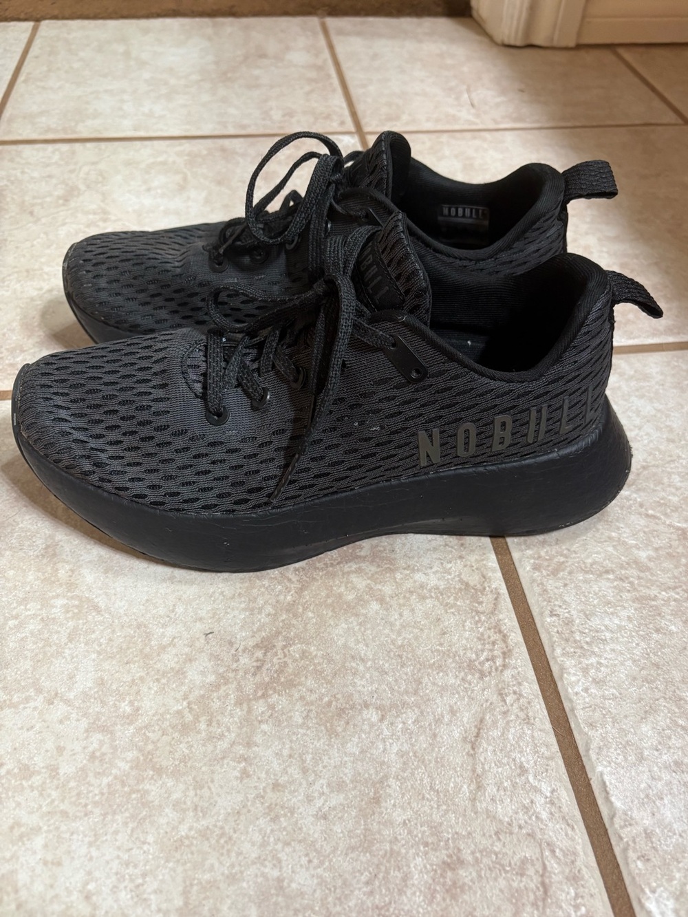 NOBULL Black Mesh Training Sneakers